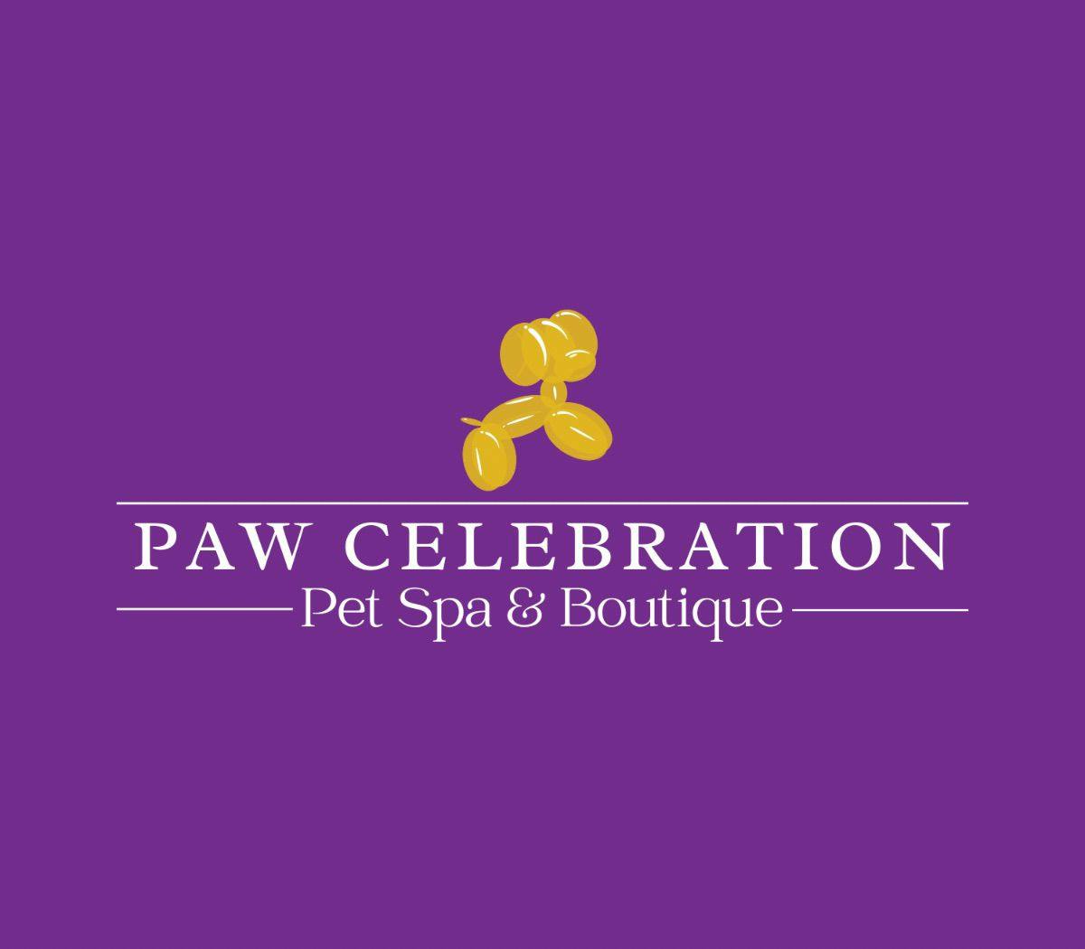 Paw Celebration Pet Grooming & Boutique Brand Logo