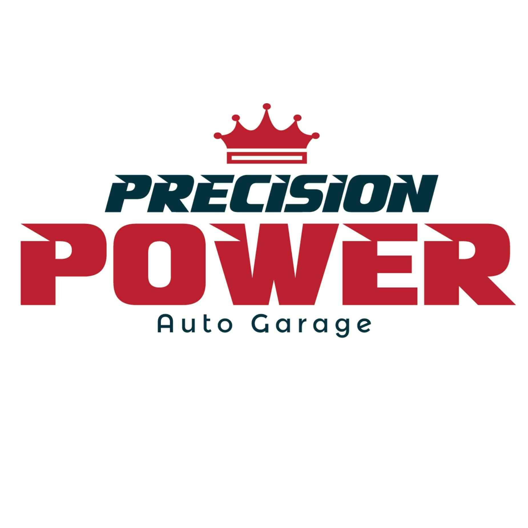 Precision Power Auto Garage Brand Logo