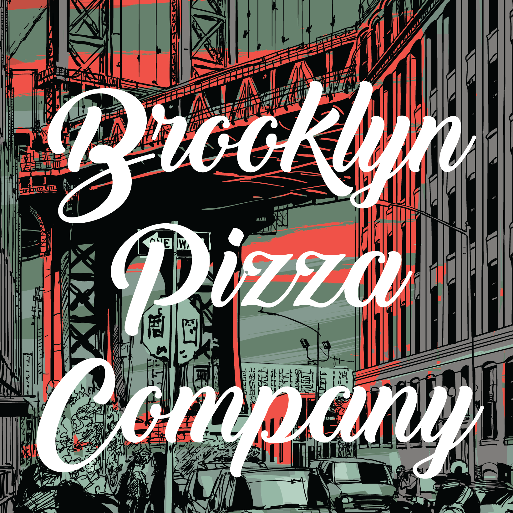 Brooklyn Pizza Company Brand Logo